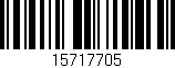 Código de barras (EAN, GTIN, SKU, ISBN): '15717705'