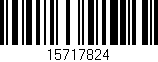 Código de barras (EAN, GTIN, SKU, ISBN): '15717824'