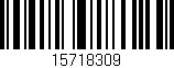 Código de barras (EAN, GTIN, SKU, ISBN): '15718309'