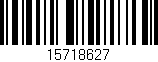Código de barras (EAN, GTIN, SKU, ISBN): '15718627'