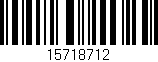 Código de barras (EAN, GTIN, SKU, ISBN): '15718712'