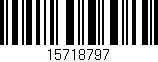 Código de barras (EAN, GTIN, SKU, ISBN): '15718797'
