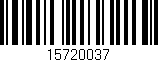 Código de barras (EAN, GTIN, SKU, ISBN): '15720037'