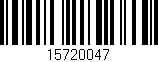 Código de barras (EAN, GTIN, SKU, ISBN): '15720047'