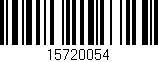 Código de barras (EAN, GTIN, SKU, ISBN): '15720054'