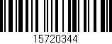 Código de barras (EAN, GTIN, SKU, ISBN): '15720344'