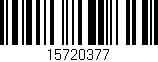 Código de barras (EAN, GTIN, SKU, ISBN): '15720377'