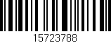 Código de barras (EAN, GTIN, SKU, ISBN): '15723788'