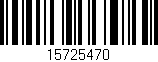 Código de barras (EAN, GTIN, SKU, ISBN): '15725470'