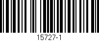 Código de barras (EAN, GTIN, SKU, ISBN): '15727-1'