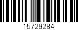 Código de barras (EAN, GTIN, SKU, ISBN): '15729284'