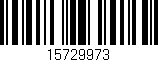 Código de barras (EAN, GTIN, SKU, ISBN): '15729973'