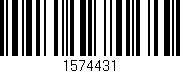 Código de barras (EAN, GTIN, SKU, ISBN): '1574431'