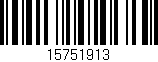 Código de barras (EAN, GTIN, SKU, ISBN): '15751913'