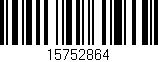 Código de barras (EAN, GTIN, SKU, ISBN): '15752864'