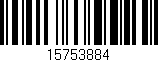 Código de barras (EAN, GTIN, SKU, ISBN): '15753884'