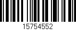 Código de barras (EAN, GTIN, SKU, ISBN): '15754552'