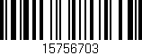 Código de barras (EAN, GTIN, SKU, ISBN): '15756703'