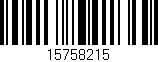 Código de barras (EAN, GTIN, SKU, ISBN): '15758215'