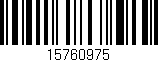Código de barras (EAN, GTIN, SKU, ISBN): '15760975'