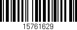 Código de barras (EAN, GTIN, SKU, ISBN): '15761629'