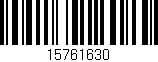 Código de barras (EAN, GTIN, SKU, ISBN): '15761630'