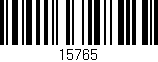 Código de barras (EAN, GTIN, SKU, ISBN): '15765'