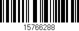 Código de barras (EAN, GTIN, SKU, ISBN): '15766288'