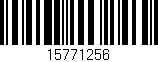 Código de barras (EAN, GTIN, SKU, ISBN): '15771256'