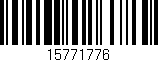 Código de barras (EAN, GTIN, SKU, ISBN): '15771776'