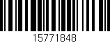 Código de barras (EAN, GTIN, SKU, ISBN): '15771848'