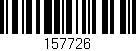 Código de barras (EAN, GTIN, SKU, ISBN): '157726'