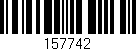 Código de barras (EAN, GTIN, SKU, ISBN): '157742'
