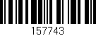 Código de barras (EAN, GTIN, SKU, ISBN): '157743'