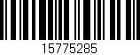 Código de barras (EAN, GTIN, SKU, ISBN): '15775285'