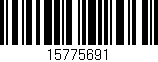 Código de barras (EAN, GTIN, SKU, ISBN): '15775691'