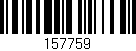 Código de barras (EAN, GTIN, SKU, ISBN): '157759'