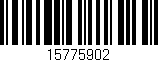 Código de barras (EAN, GTIN, SKU, ISBN): '15775902'