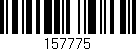 Código de barras (EAN, GTIN, SKU, ISBN): '157775'