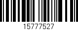Código de barras (EAN, GTIN, SKU, ISBN): '15777527'