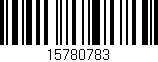 Código de barras (EAN, GTIN, SKU, ISBN): '15780783'