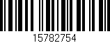 Código de barras (EAN, GTIN, SKU, ISBN): '15782754'