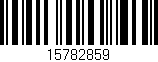 Código de barras (EAN, GTIN, SKU, ISBN): '15782859'