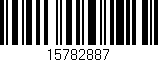Código de barras (EAN, GTIN, SKU, ISBN): '15782887'