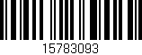 Código de barras (EAN, GTIN, SKU, ISBN): '15783093'