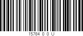 Código de barras (EAN, GTIN, SKU, ISBN): '15784_0_0_U'