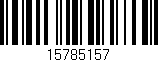 Código de barras (EAN, GTIN, SKU, ISBN): '15785157'