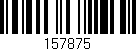 Código de barras (EAN, GTIN, SKU, ISBN): '157875'