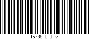 Código de barras (EAN, GTIN, SKU, ISBN): '15789_0_0_M'