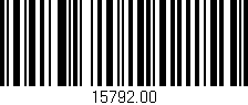 Código de barras (EAN, GTIN, SKU, ISBN): '15792.00'